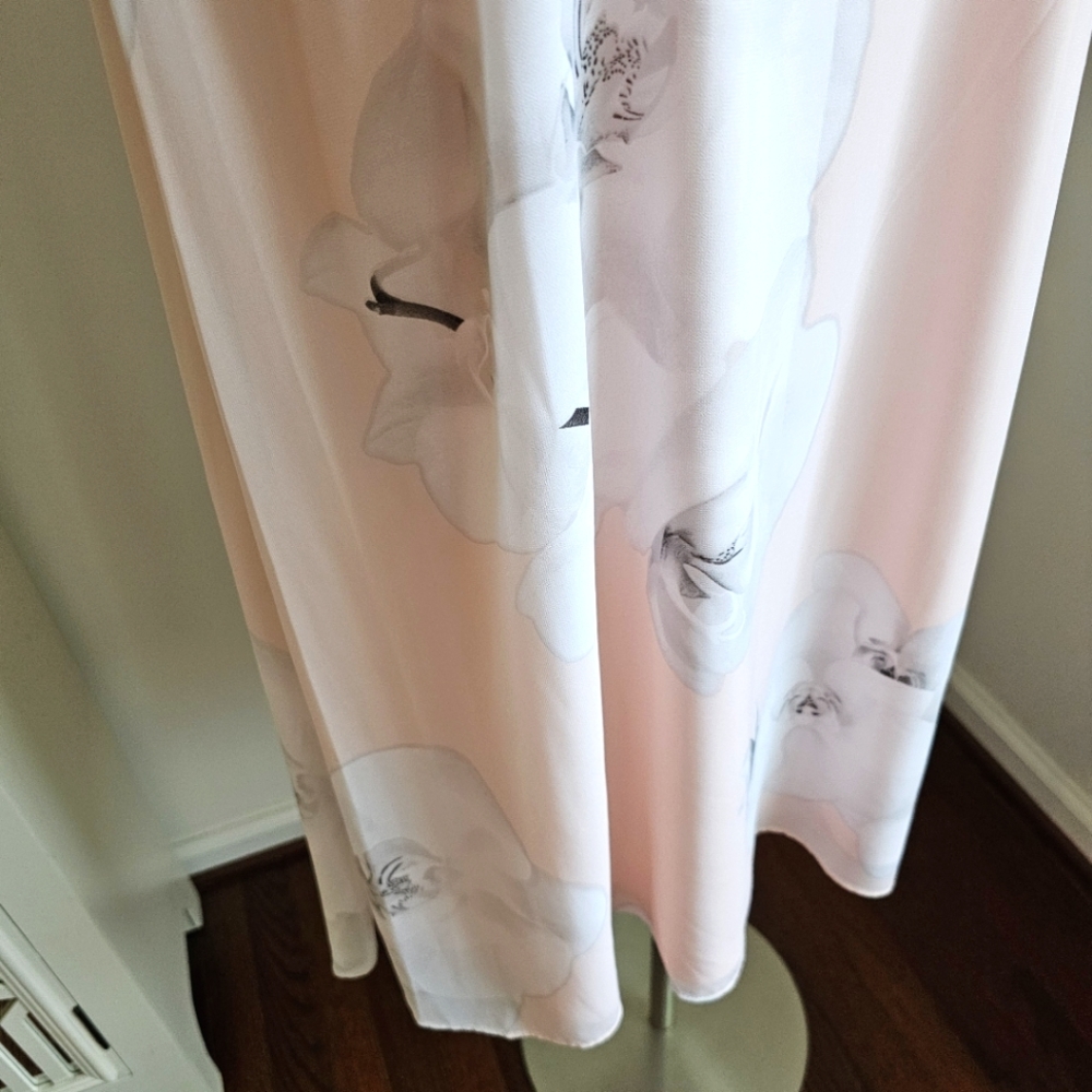 Calvin Klein Pink and White Floral Dress - Picture 9 of 11